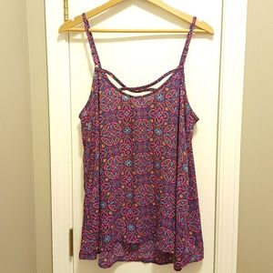 Torrid multi color print tank top size 2 (18/20)
